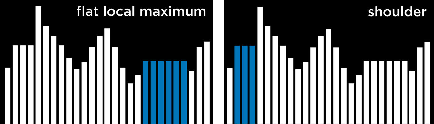 Flat Local Maximum/Minimum and Shoulder