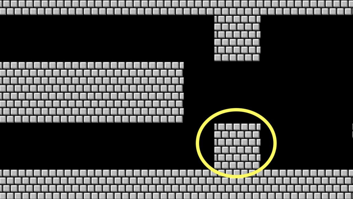 Super Mario Bros brick wall