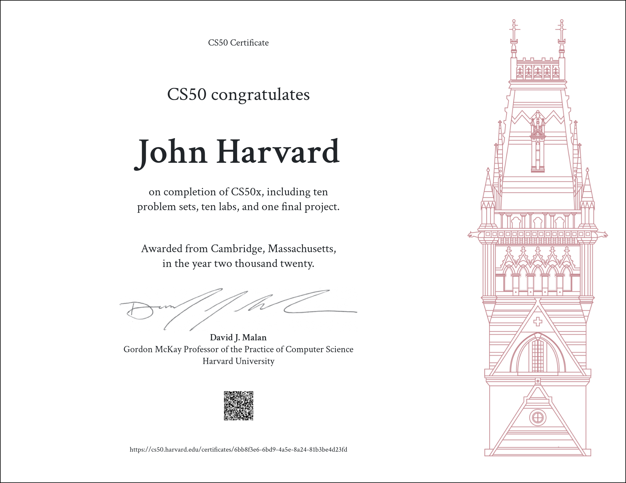 Is Harvard CS50 certificate worth it?