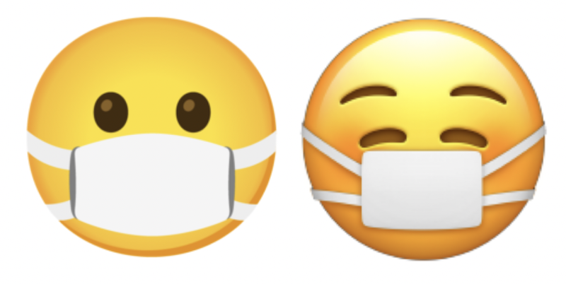 emoji with face with medical mask