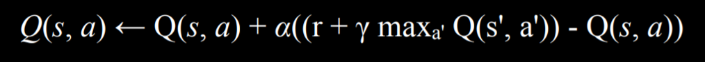 Q Learning Formula
