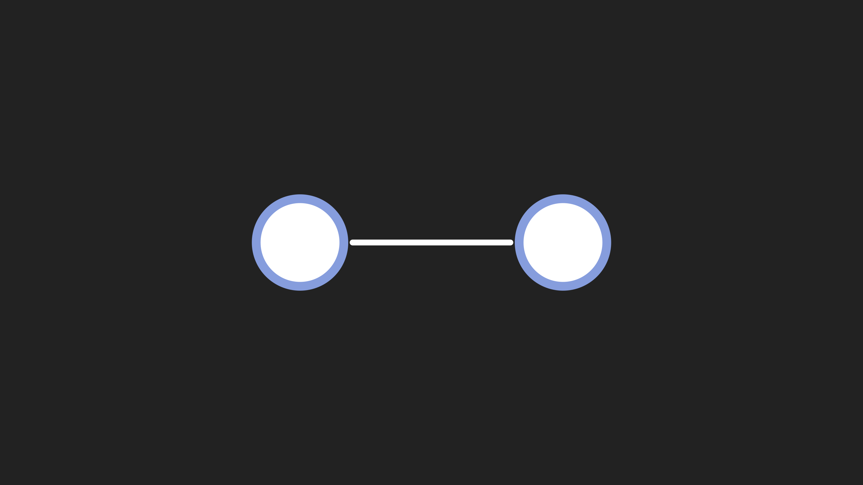 Simple two-node neural network