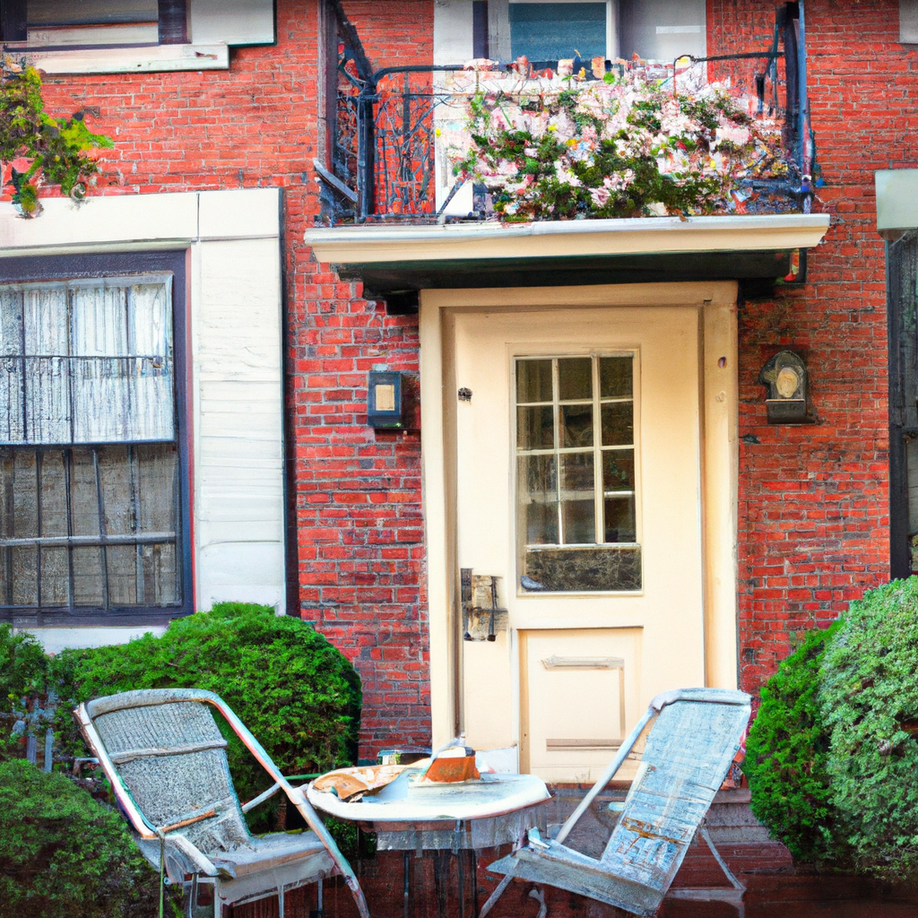 A bed and breakfast in Boston, the style of a realistic photograph