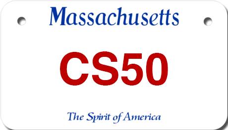 CS50 license plate