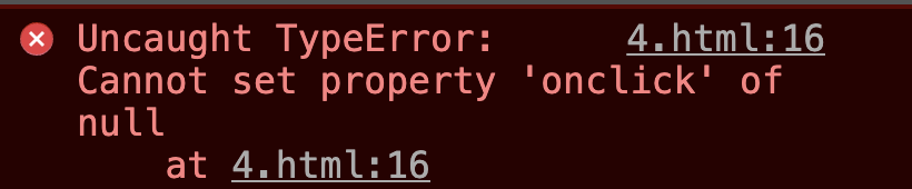 error console